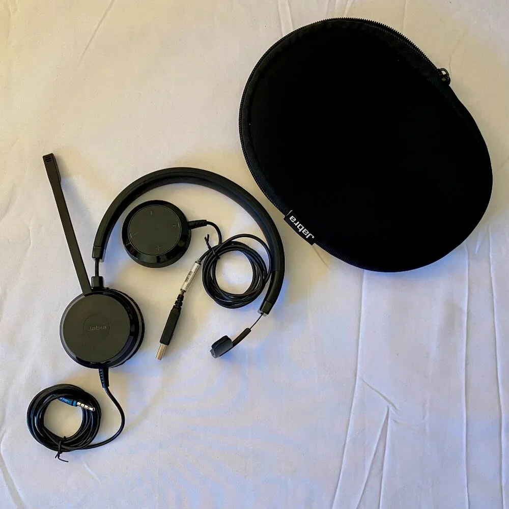 Jabra Evolve 30 II Wired Mono Headset with Microphone (ENC060) EUC